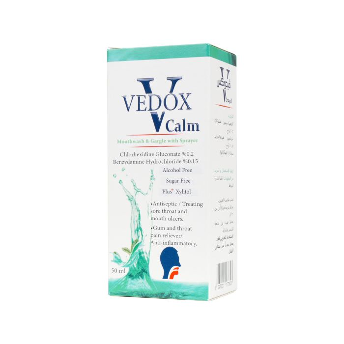 Vedox Calm Mouthwash & Gargle With Sprayer